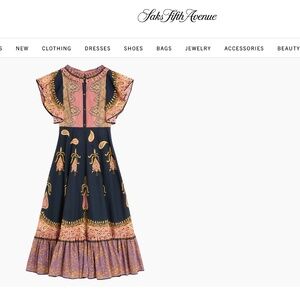 Valentino Gravami Maxi Dress in Mussola Cotone Mix Stampe size 40
